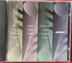 Various - hear the difference volume ii a special edition compact disc from bose (CD)