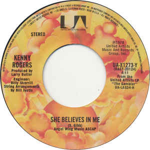 Kenny Rogers – She Believes In Me (7")