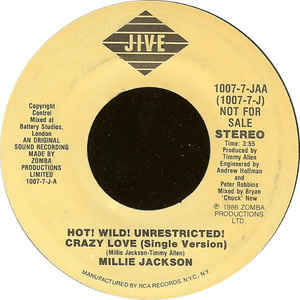 Millie Jackson – Hot! Wild! Unrestricted! Crazy Love