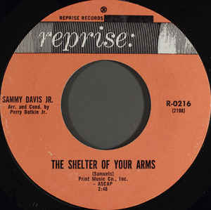 Sammy Davis Jr. ‎– The Shelter Of Your Arms (7")