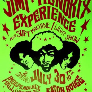 Jimi Hendrix | Experience 3 | Vintage Concert Posters (Poster)