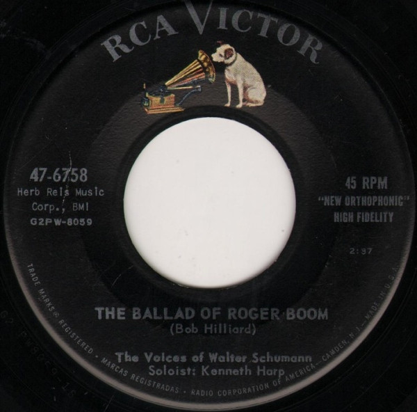 Voices Of Walter Schumann, The – The Ballad Of Roger Boom / When You're Away (7" Vinyl)