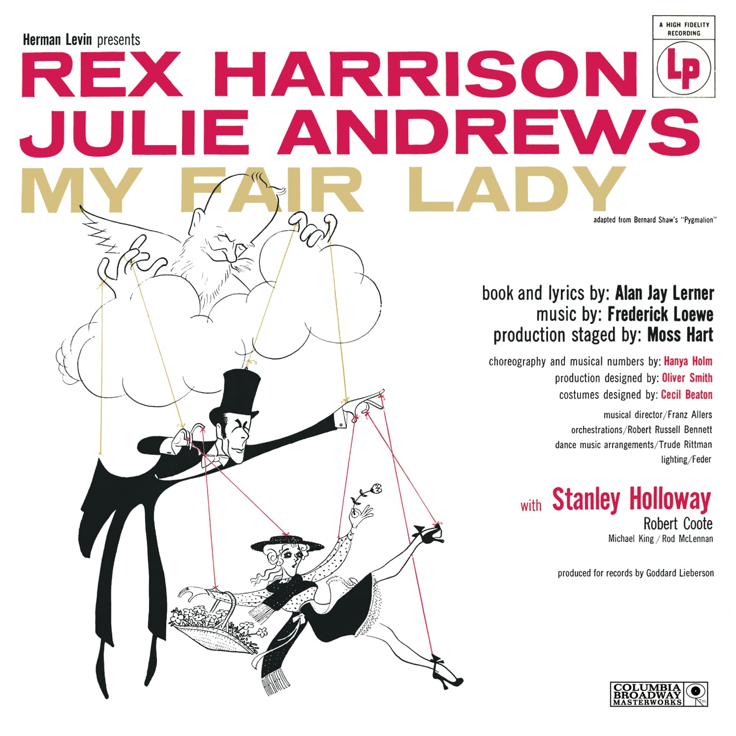 Rex Harrison, Julie Andrews Music By Frederick Loewe – My Fair Lady (Original Broadway Cast Recording) (CD)