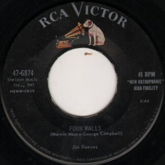 Jim Reeves – Four Walls / I Know And You Know (7" Vinyl)