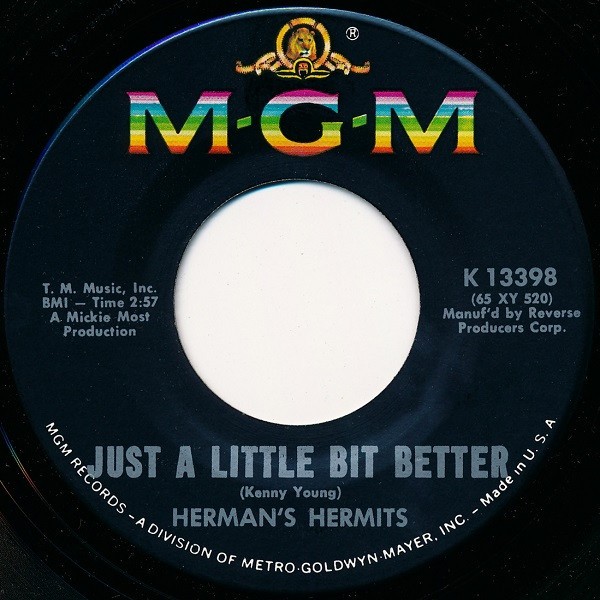 Herman's Hermits – Just A Little Bit Better / Sea Cruise (7"Vinyl)