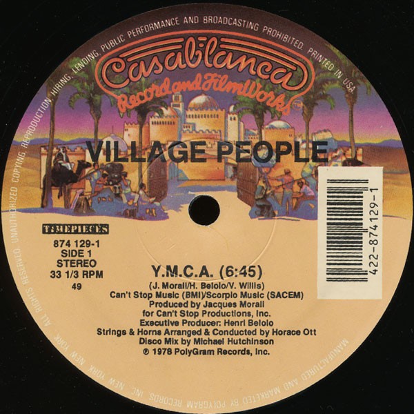Village People – Y.M.C.A. / Macho Man (Vinyl)