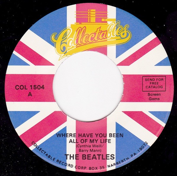Beatles, The – Where Have You Been All My Life/Mr. Moonlight (7" Vinyl)