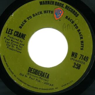 Les Crane – Desiderata/Esperanza (Hope) (7" Vinyl)