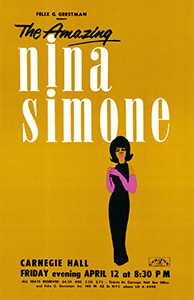 Nina Simone | Carnegie Hall (Poster)
