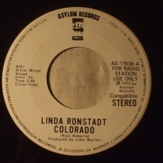 Linda Ronstadt – Colorado / Desperado (7" Vinyl Promo)