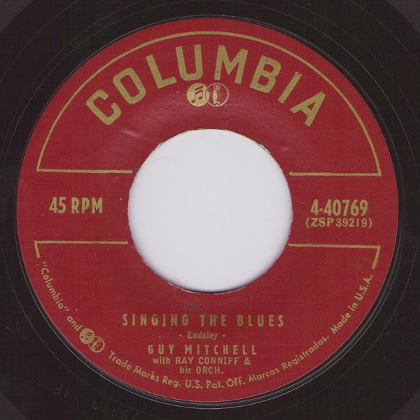 Guy Mitchell – Singing The Blues / Crazy With Love (7" Vinyl)