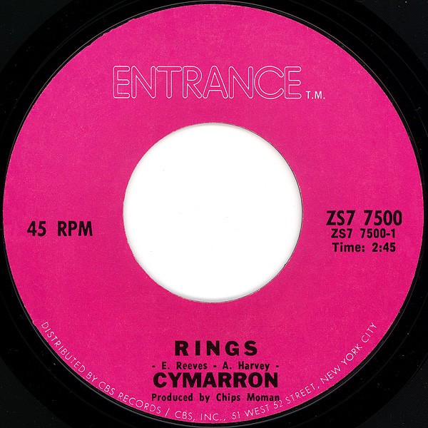 Cymarron – Rings/ Like Children (7" Vinyl)
