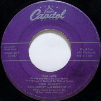 Bing Crosby – True Love / Well Did You Evah? (7" Vinyl)