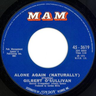 Gilbert O'Sullivan – Alone Again (Naturally)/Save It (7" Vinyl)