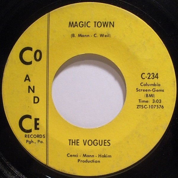 Vogues, The – Magic Town / Humpty Dumpty (7" Vinyl)
