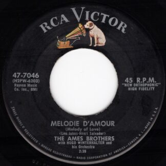 Ames Brothers With Hugo Winterhalter And His Orchestra, The – Melodie D'Amour / So Little Time (7" Vinyl)
