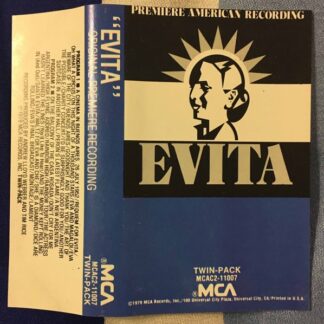 Andrew Lloyd Webber And Tim Rice – Evita (Original Premiere Recording / Premiere American Recording) (Cassette)