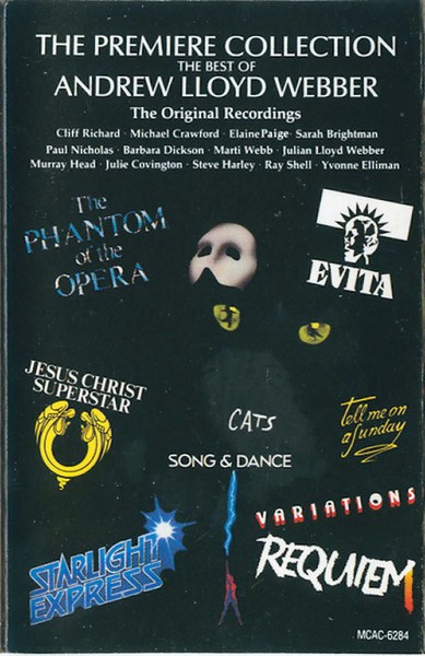 Various, Andrew Lloyd Webber – The Premiere Collection (The Best Of Andrew Lloyd Webber) (Cassette)