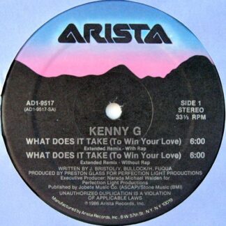 Kenny G – What Does It Take (To Win Your Love) (Vinyl)