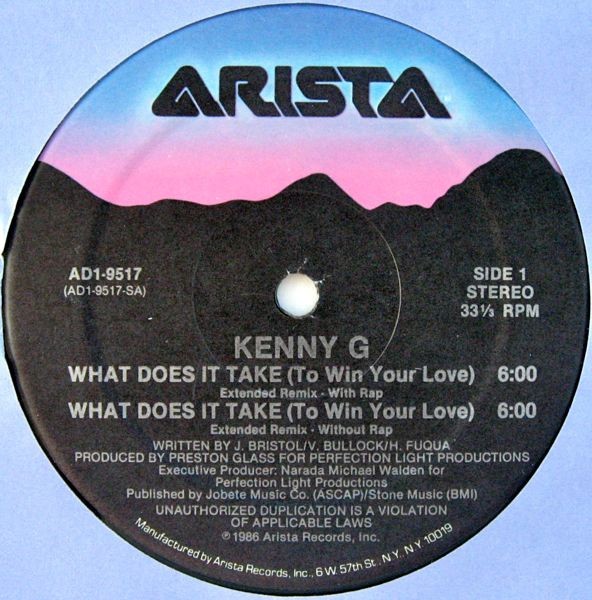 Kenny G – What Does It Take (To Win Your Love) (Vinyl)