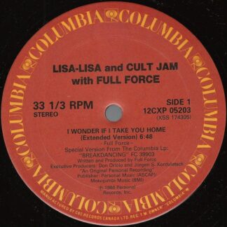 Lisa-Lisa and Cult Jam with Full Force – I Wonder If I Take You Home (Vinyl)