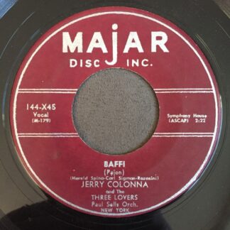 Jerry Colonna – Baffi (Pajon) / Chicago Style (7" Vinyl)
