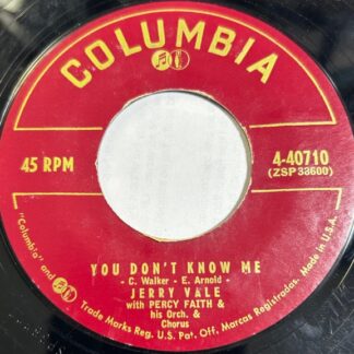 Jerry Vale – You Don't Know Me / Enchanted (7" Vinyl)