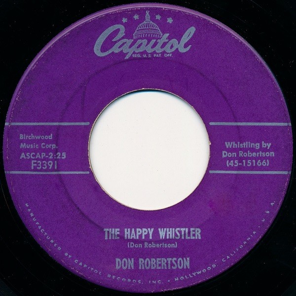 Don Robertson – The Happy Whistler / You're Free To Go (7" Vinyl)