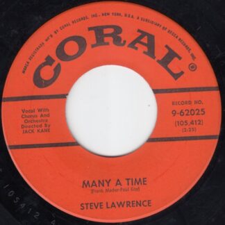 Steve Lawrence – Many A Time/All About Love (7" Vinyl)