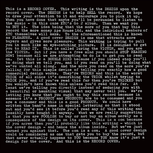 XTC - GO2 (200 Gram Vinyl, United Kingdom - Import)