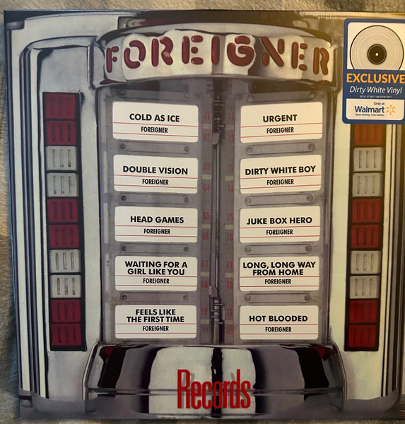 Foreigner – Records (Vinyl, Compilation, Dirty White)