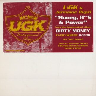 UGK & Jermaine Dupri – Money, H**s & Power (Vinyl)