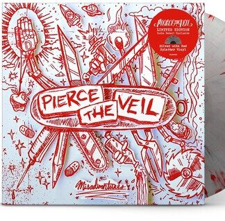 Pierce the Veil - Misadventures (Indie Exclusive, Limited Edition, Colored Vinyl, Red, Silver)