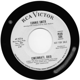 Connie Smith – Cincinnati, Ohio / Don't Feel Sorry For Me (7" Vinyl Promo)