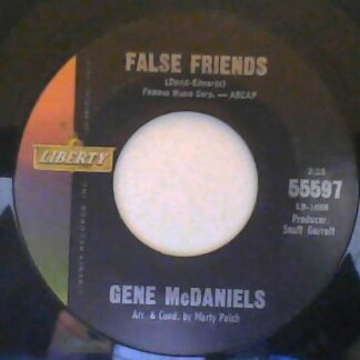 Gene McDaniels – False Friends / It's A Lonely Town (7" Vinyl)