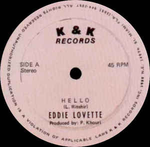 Eddie Lovette ‎– Hello (Vinyl)